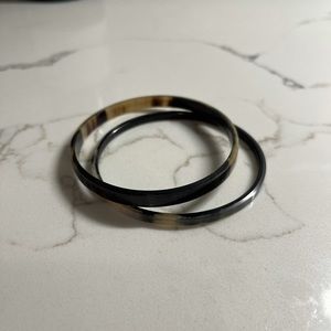 Authentic Black Horn Bangles